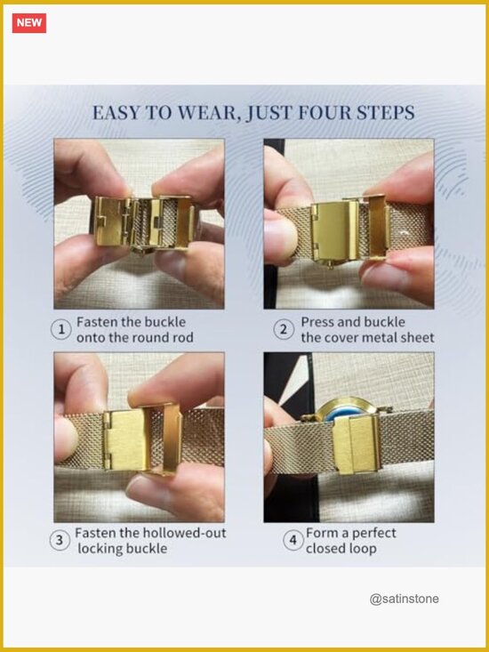 Gold Vintage Rectangular Dress Watch Analog Quartz Stainless Steel Bracelet main image 6